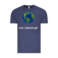 Vintage Denim environmental climate change still debating summer Vintage Tee - SnappyArt