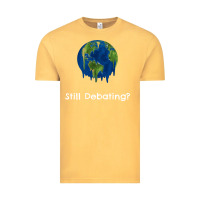 Vintage Mustard environmental climate change still debating summer Vintage Tee - SnappyArt