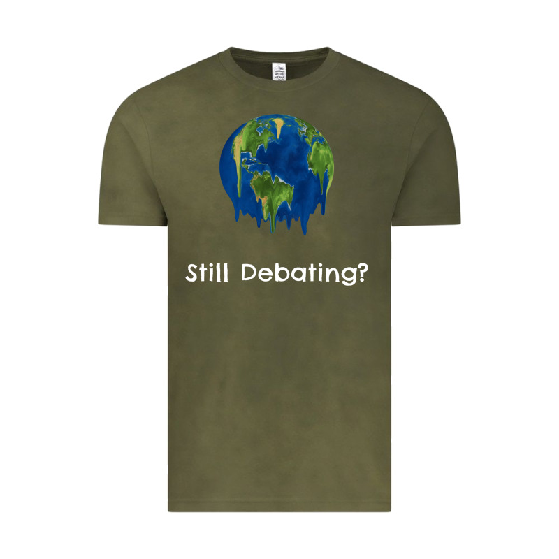 Environmental Climate Change Still Debating Summer Vintage Tee by SnappyArt | Teevron