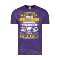 Cloud Purple forklift operator get out of my way forklift driver t shirt Vintage Tee - SnappyArt