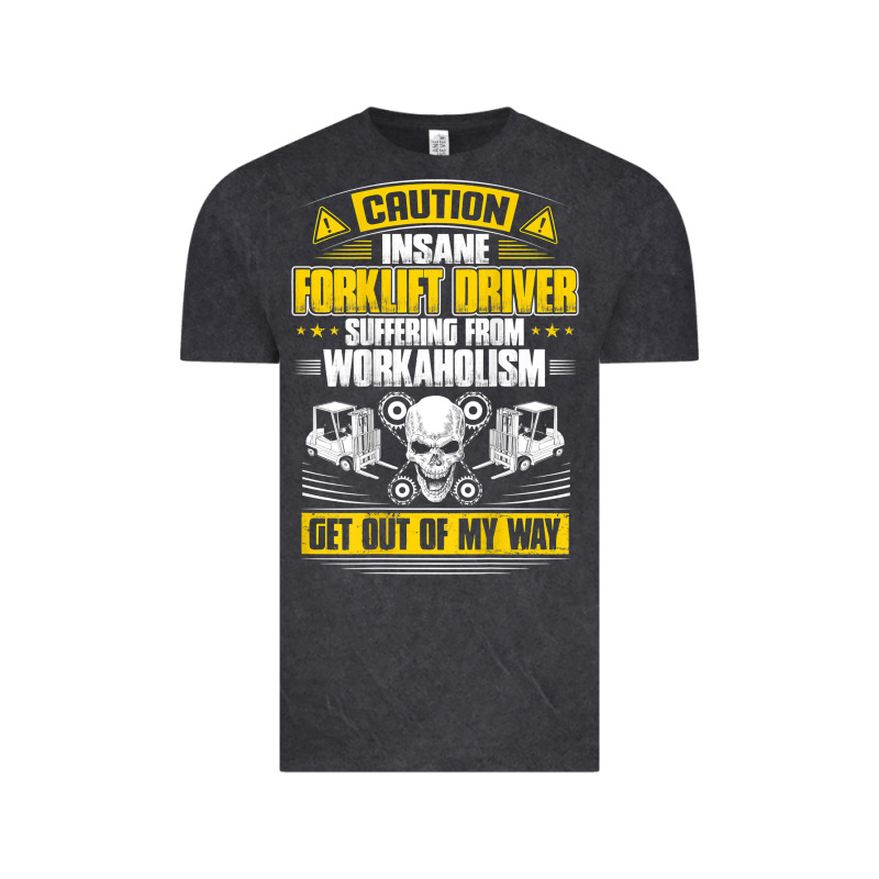 Forklift Operator Get Out Of My Way Forklift Driver T Shirt Vintage Tee by SnappyArt | Teevron