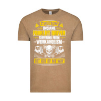 Vintage Coffee forklift operator get out of my way forklift driver t shirt Vintage Tee - SnappyArt