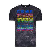 Cloud Black Vote As If Your Life Depends On It Human Rights Vintage Tee - SnappyArt
