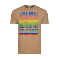 Vintage Coffee Vote As If Your Life Depends On It Human Rights Vintage Tee - SnappyArt