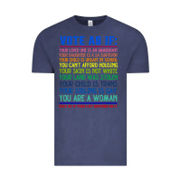 Vintage Denim Vote As If Your Life Depends On It Human Rights Vintage Tee - SnappyArt