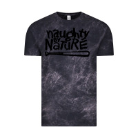 Cloud Black naughty by nature Vintage Tee - SnappyArt
