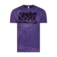 Cloud Purple naughty by nature Vintage Tee - SnappyArt