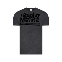 Vintage Black naughty by nature Vintage Tee - SnappyArt