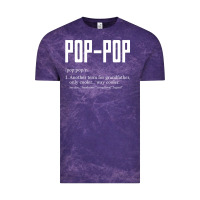 Cloud Purple Pop Pop Gifts Grandpa Fathers Day Pop-Pop Vintage Tee - SnappyArt