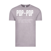 Vintage Zinc Pop Pop Gifts Grandpa Fathers Day Pop-Pop Vintage Tee - SnappyArt