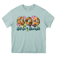 Arona god is my refuge and strength Heavy Core Tee - MaliasSmallBusiness