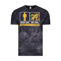 Cloud Black mens my dad is a drummer your dad not drum player father's day t shirt Vintage Tee - SnappyArt