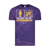 Cloud Purple mens my dad is a drummer your dad not drum player father's day t shirt Vintage Tee - SnappyArt