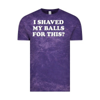 Cloud Purple I Shaved My Balls For This The Vintage Tee - SnappyArt