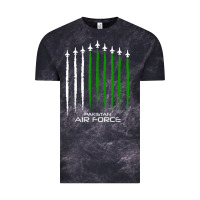 Cloud Black pakistan air force shirt   pakistani flag men women kids t shirt Vintage Tee - SnappyArt