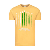 Vintage Mustard pakistan air force shirt   pakistani flag men women kids t shirt Vintage Tee - SnappyArt