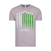 Vintage Zinc pakistan air force shirt   pakistani flag men women kids t shirt Vintage Tee - SnappyArt
