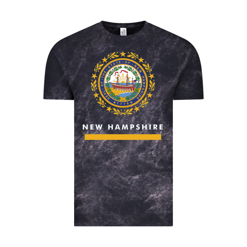 New Hampshire State Flag New Vintage Tee by SnappyArt | Teevron