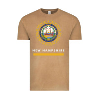 Vintage Camel new hampshire state flag new Vintage Tee - SnappyArt