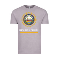 Vintage Zinc new hampshire state flag new Vintage Tee - SnappyArt