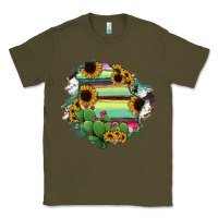 Army Green Chihuahua State Of Mexico Map Classic Tee - RanaPortraitStore