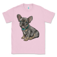 Bubblegum Pink french bulldog Classic Tee - RanaPortraitStore