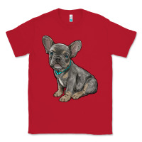 Red french bulldog Classic Tee - RanaPortraitStore
