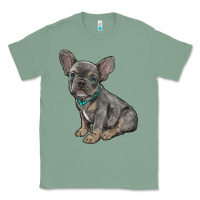Sage french bulldog Classic Tee - RanaPortraitStore