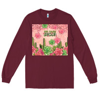 Burgundy not today succa tumbler Long Sleeve Tee - TumblerDesignByShophia