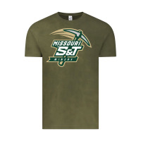 Vintage Olive Missouri S&T Miners Vintage Tee - SnappyArt