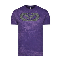 Cloud Purple Air Force Civil Engineer Badge Vintage Tee - SnappyArt