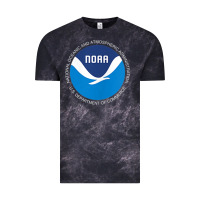 Cloud Black noaa national oceanic and atmospheric administrati Vintage Tee - SnappyArt