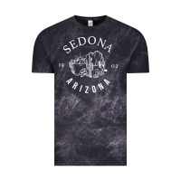 Cloud Black womens sedona arizona t shirt sedona az vintage arizona vacation v nec Vintage Tee - SnappyArt