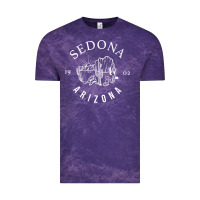 Cloud Purple womens sedona arizona t shirt sedona az vintage arizona vacation v nec Vintage Tee - SnappyArt