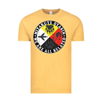 Vintage Mustard native american medicine wheel, mitakuye oyasin t shirt Vintage Tee - SnappyArt
