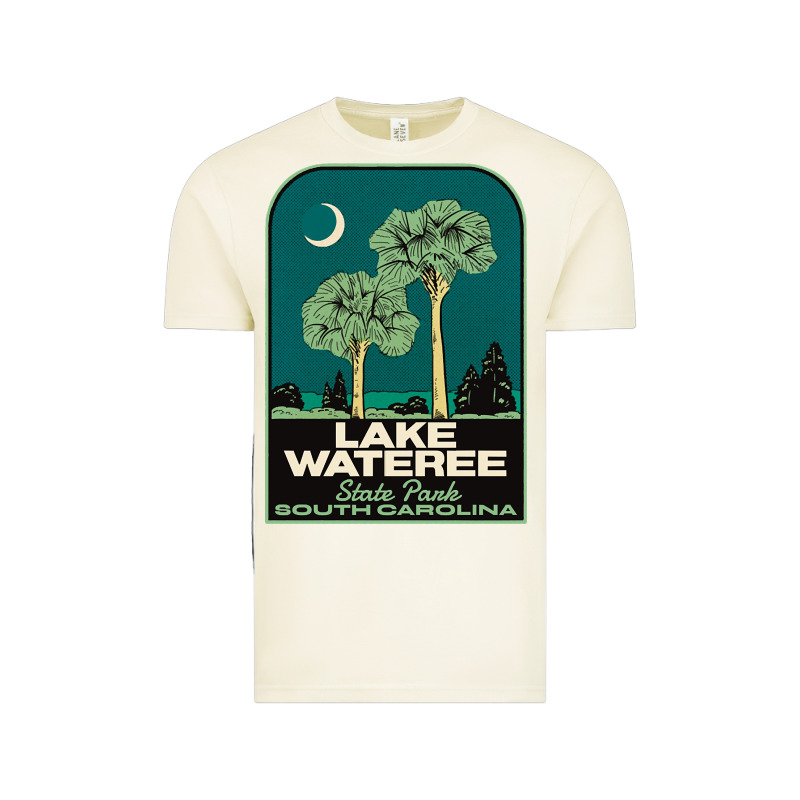 Trending Lake Wateree State Park Sc Vintage Travel Vintage Tee by SnappyArt | Teevron