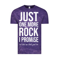 Cloud Purple Rockhounds gear gift Just one more rock funny rockhounding Vintage Tee - SnappyArt