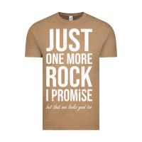 Vintage Coffee Rockhounds gear gift Just one more rock funny rockhounding Vintage Tee - SnappyArt