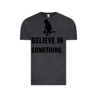 Vintage Black Colin Kaepernick Believe In Something Vintage Tee - SnappyArt