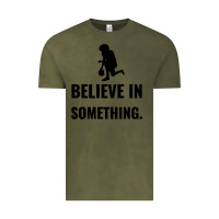 Vintage Olive Colin Kaepernick Believe In Something Vintage Tee - SnappyArt