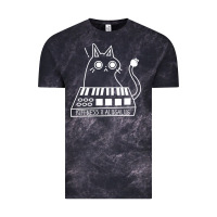 Cloud Black The KIFFNESS X ALUGALUG white cat Classic Vintage Tee - SnappyArt