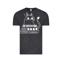 Vintage Black The KIFFNESS X ALUGALUG white cat Classic Vintage Tee - SnappyArt