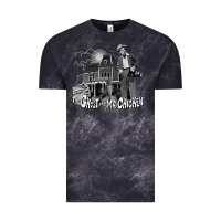 Cloud Black the ghost and mr chicken green Vintage Tee - FloraArt