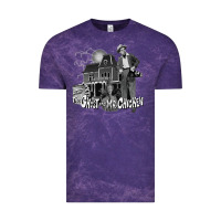Cloud Purple the ghost and mr chicken green Vintage Tee - FloraArt