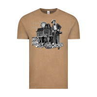 Vintage Coffee the ghost and mr chicken green Vintage Tee - FloraArt