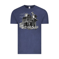 Vintage Denim the ghost and mr chicken green Vintage Tee - FloraArt