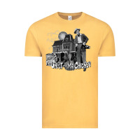 Vintage Mustard the ghost and mr chicken green Vintage Tee - FloraArt