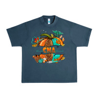 Midnight Navy cna pumpkin nurse Urban Heavy Tee - NancyCooperArtShop