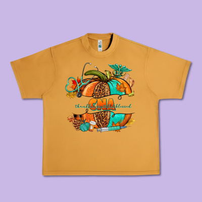 Cna Pumpkin Nurse Urban Heavy Tee Designed By Nancycooperartshop