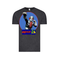 Vintage Black KAMEN RIDER V3 PUNCH Vintage Tee - FloraArt